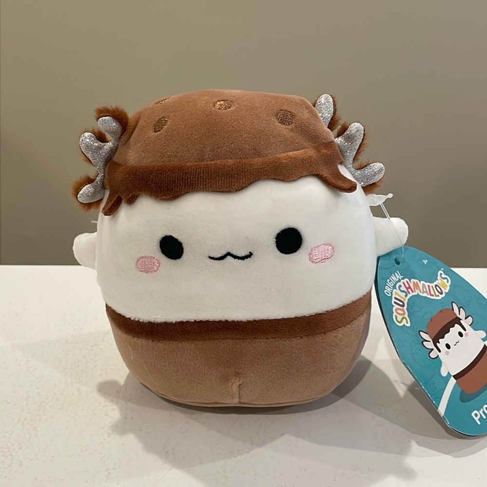 NWT 5” Prometheus the Axolotl Smore Squishmallow - Epic Collection
